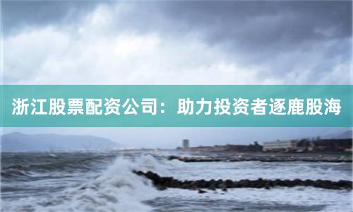 浙江股票配资公司：助力投资者逐鹿股海